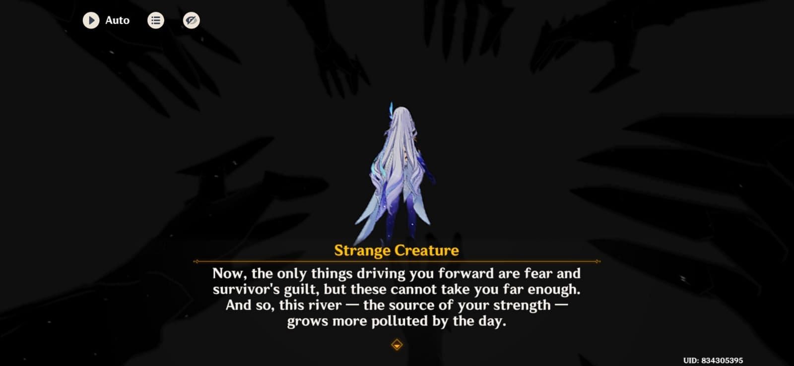 Skirk's emotional spirit confronts her with the feelings she’s long suppressed (Image via HoYoverse)